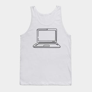 Laptop Doodle Tank Top